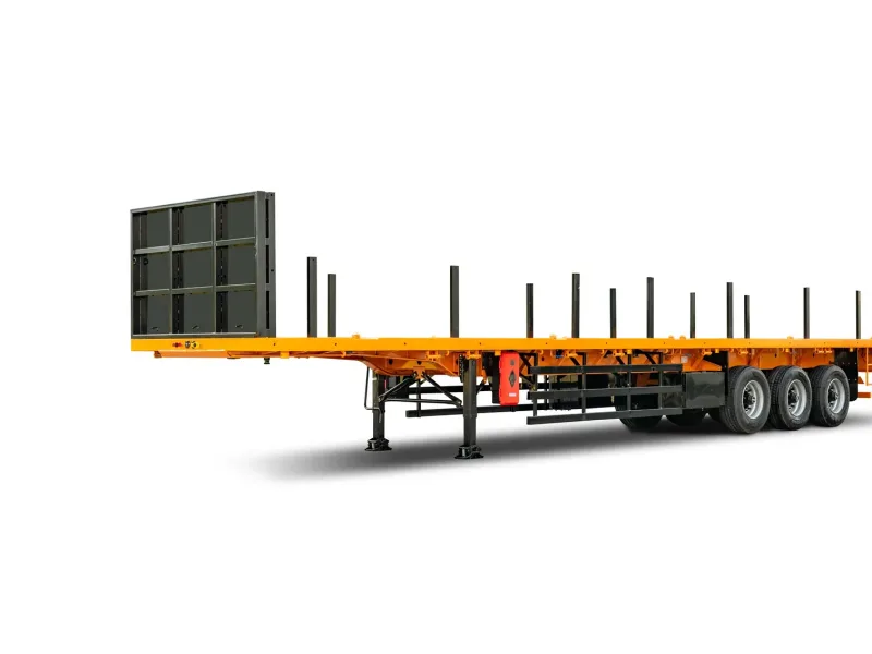 13.6M flatbed with air suspension with tri-axle for Saudi Arabia－Stand Weight