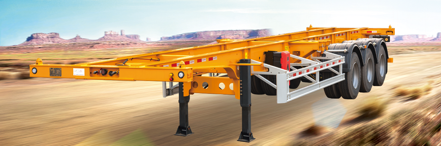 20ft gooseneck container chassis