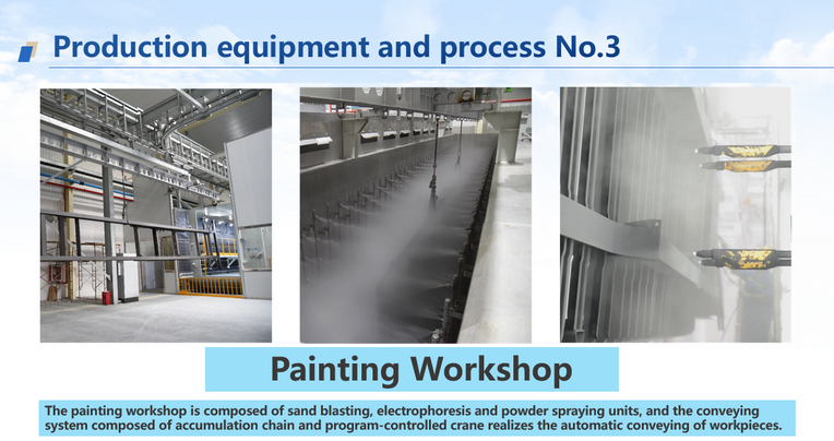 Painting workshop for semi trailer