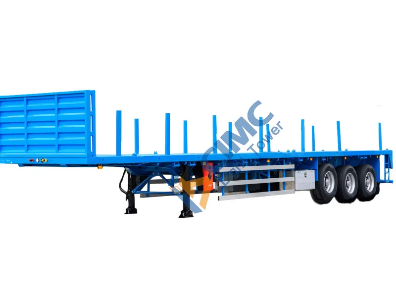 Tandem Flatbed Trailer for Saudi Arabia